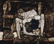 Egon Schiele Blind Mother, or The Mother France oil painting artist